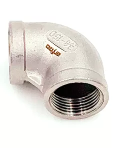 Cotovelo Fêmea 3/4'' NPT Inox 304