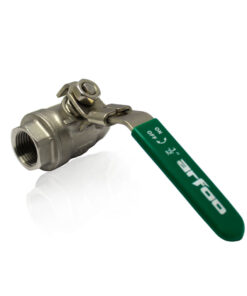 Válvula PP Bipartida Fêmea de 1/2" Inox 304