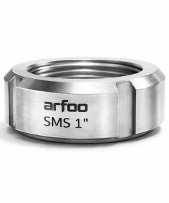 Porca Circular 1" SMS Inox 304