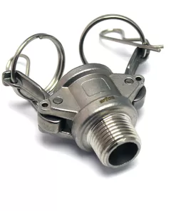 Acoplador Tipo B Camlock 1/2" x Macho1/2" Inox 304