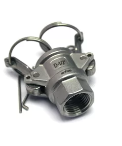 Acoplador Tipo D Camlock 1/2" x Fêmea 1/2" Inox 304