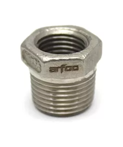 Bucha Redução 1/2'' por 3/8'' BSP Inox 304